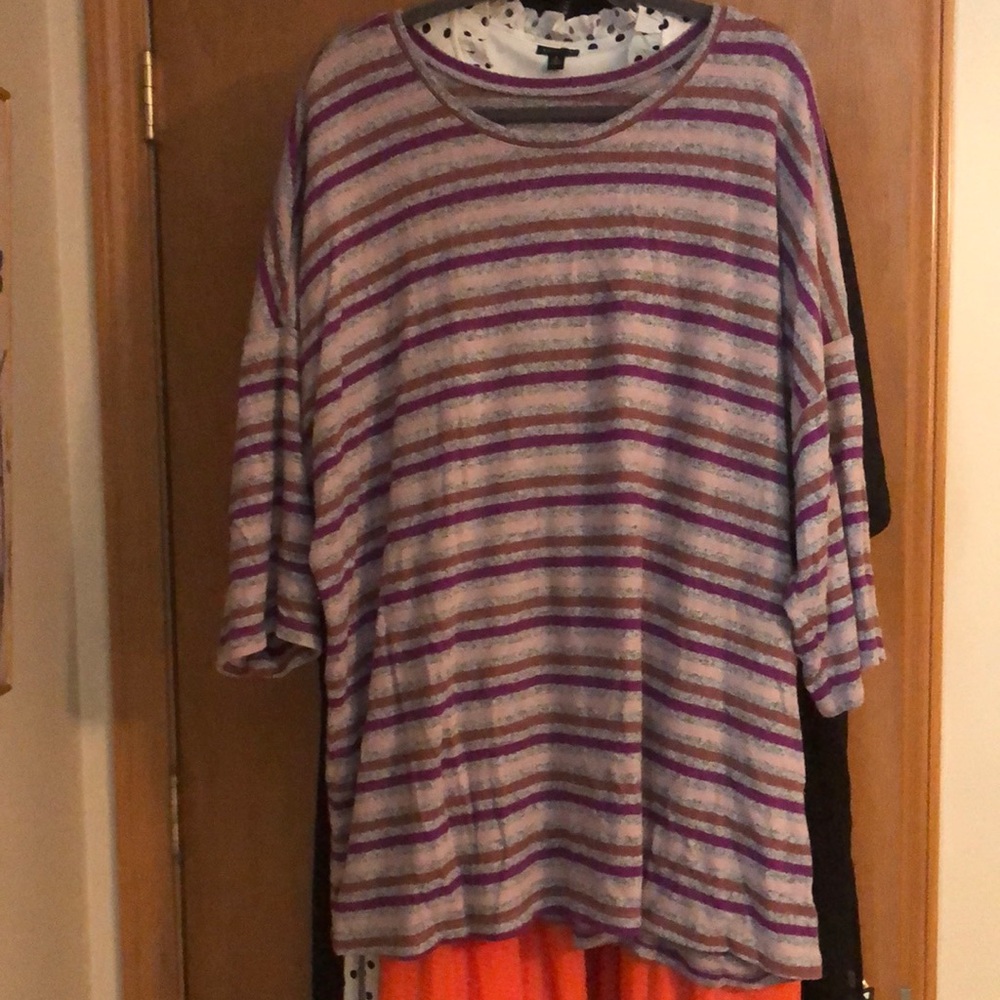 Euc - Plus Size - Torrid Super Soft Striped Sweat… - image 1